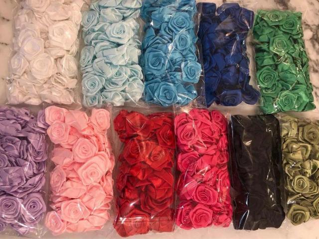 Lot 50 rosas de colores diferentes