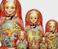 Mamushka muñecas, matrioska rusa en Ecuador