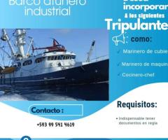 marineros para  barco  industrial