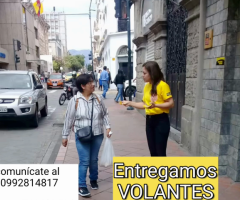 Ofrecemos los Servicios de Volanteo en Quito